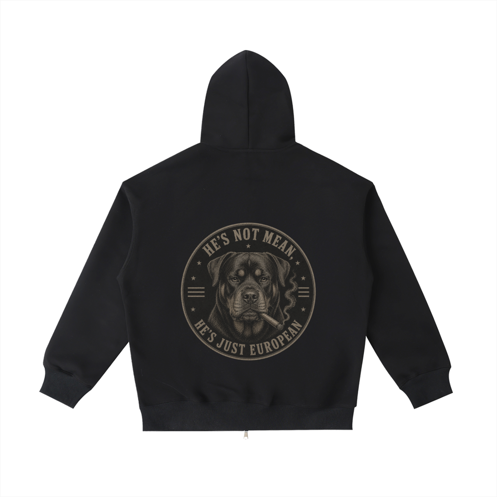Rottweiler (Male) — Zip Hoodie
