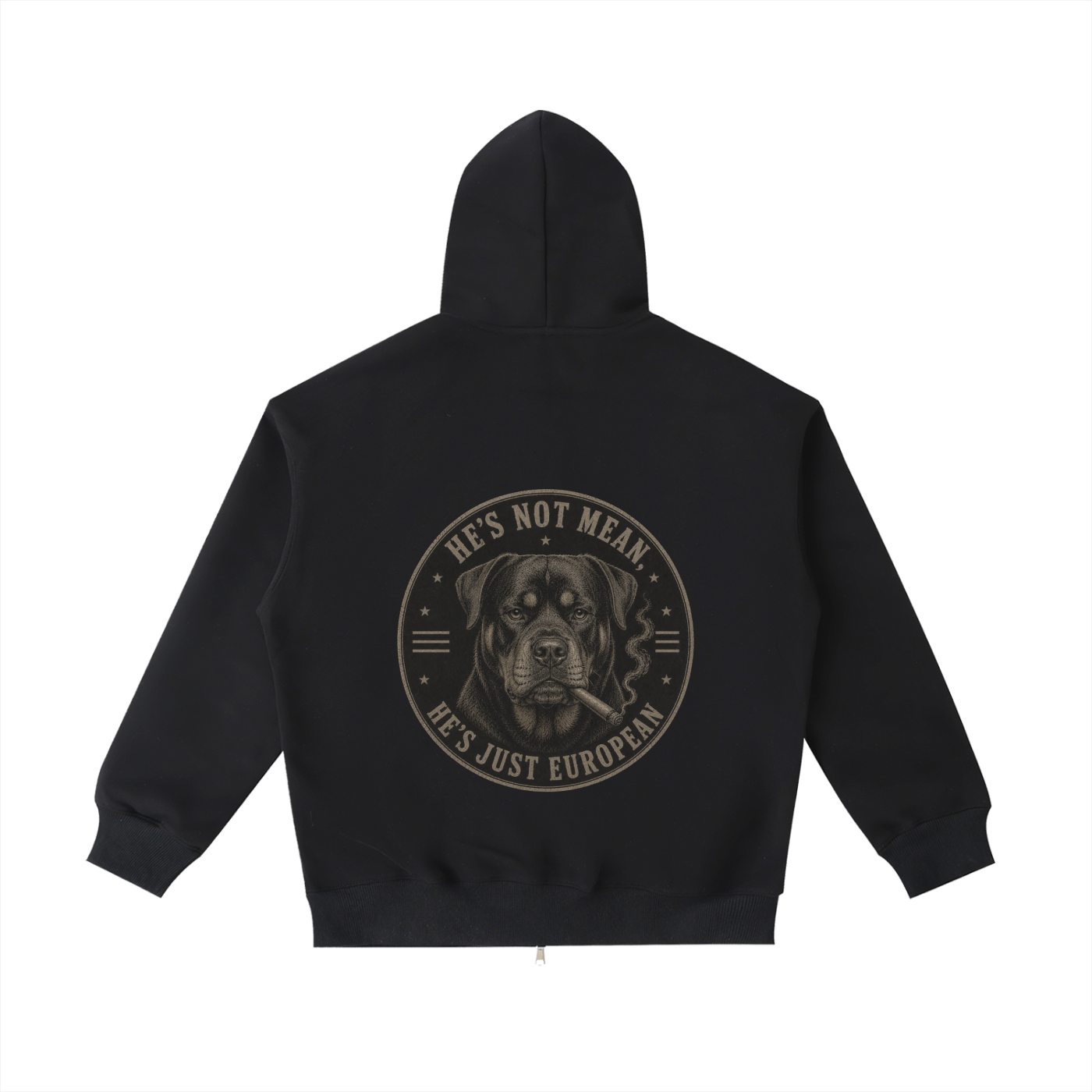 Rottweiler (Male) — Zip Hoodie