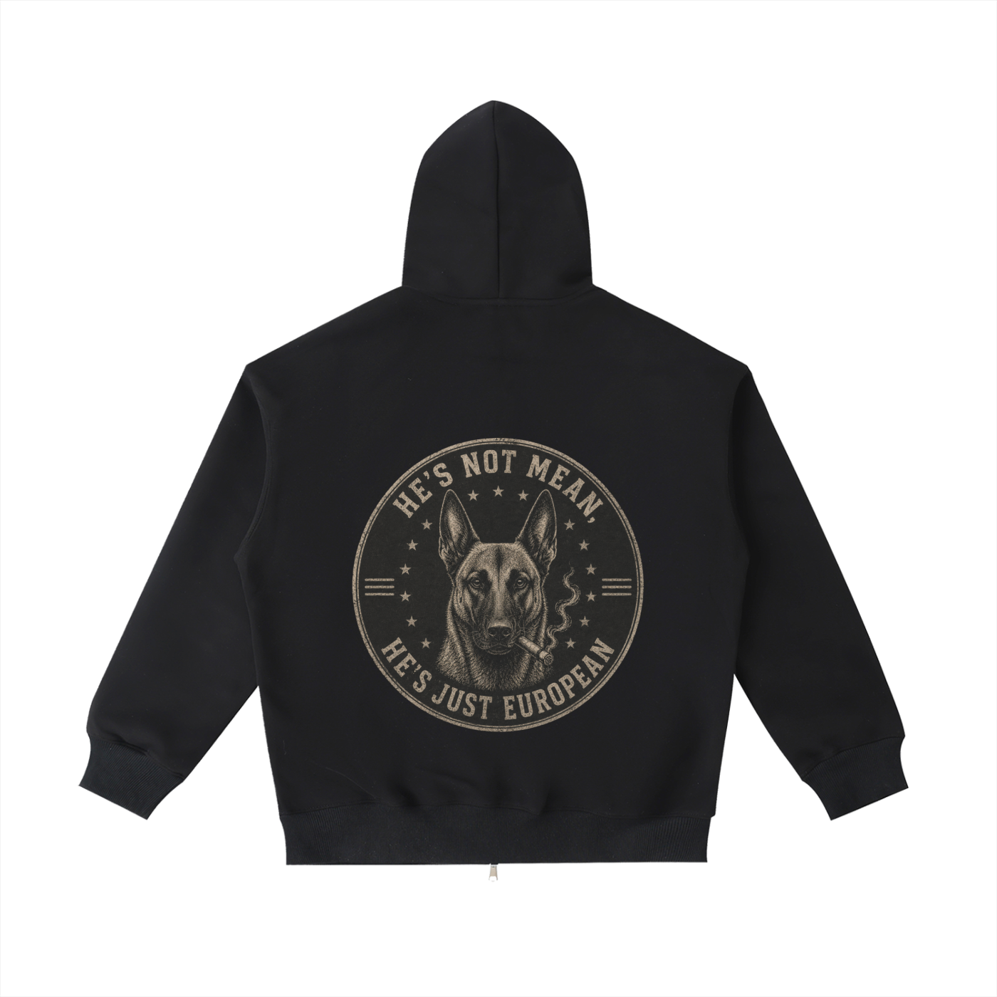 Belgian Malinois (Male) — Zip Hoodie