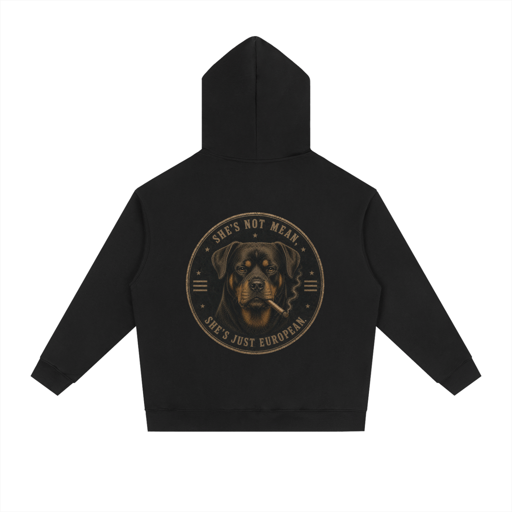 Rottweiler (Female) — Heavyweight Hoodie