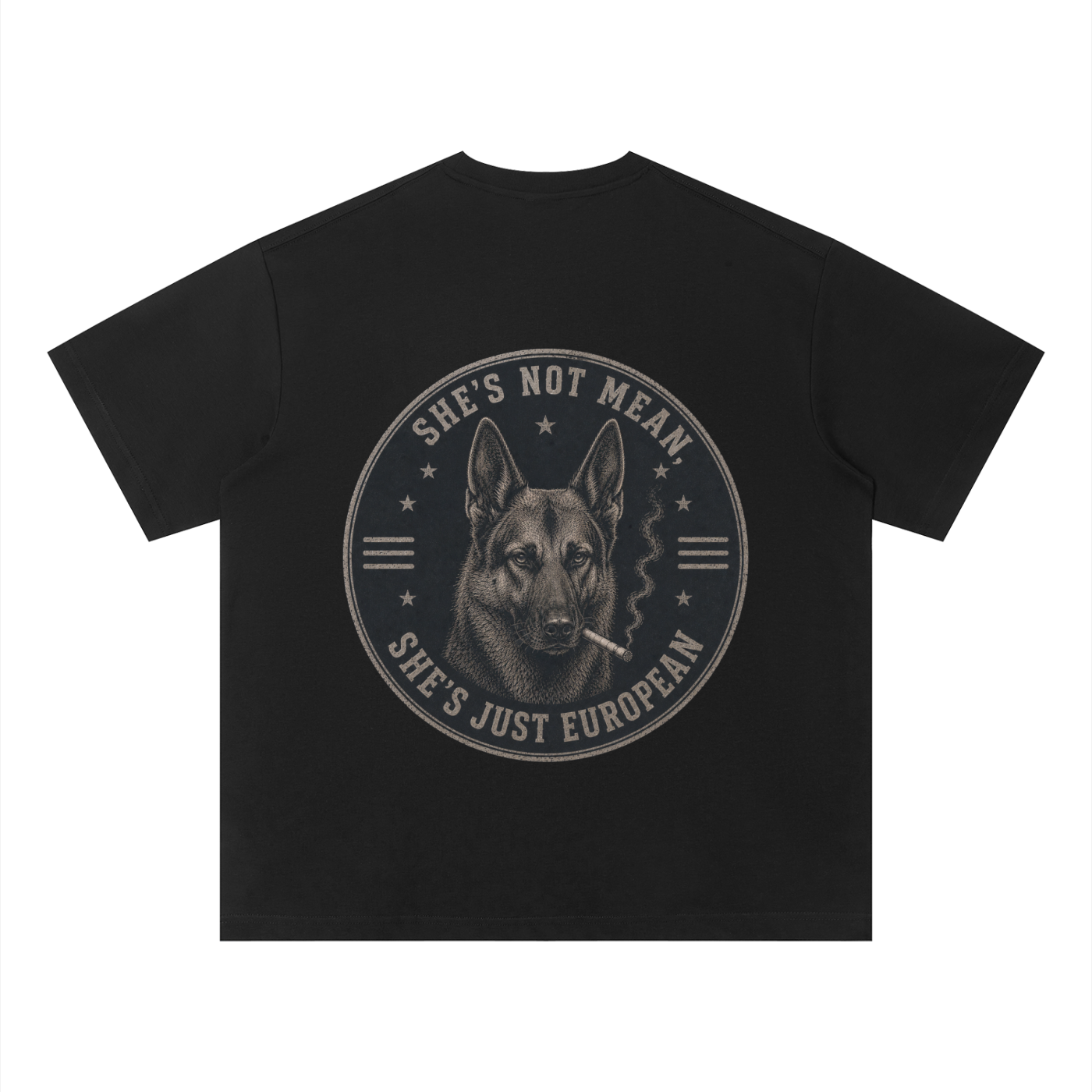 German Shepherd (Female) — Boxy Tee