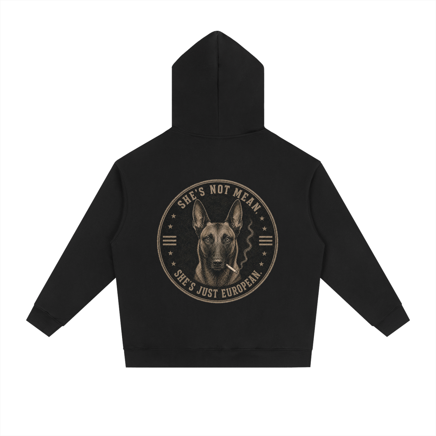 Belgian Malinois (Female) — Heavyweight Hoodie