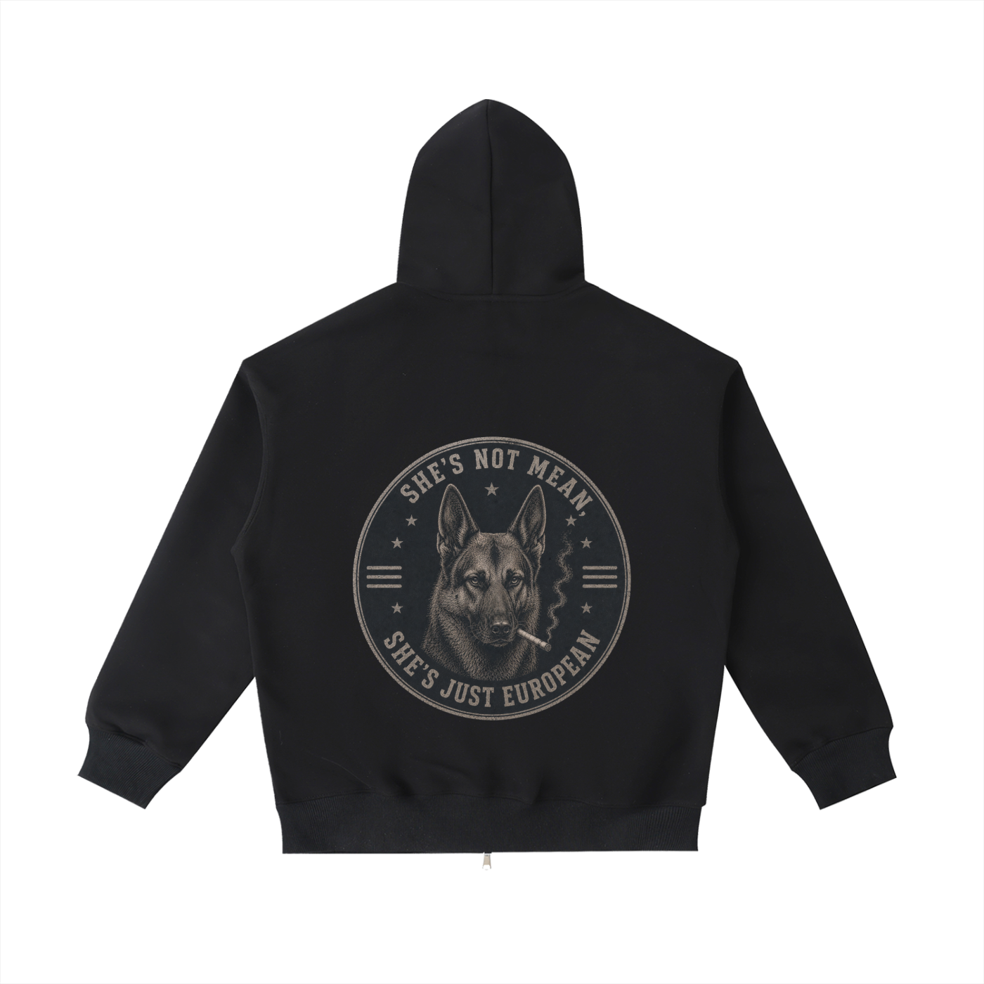 German Shepherd (Female) — Zip Hoodie