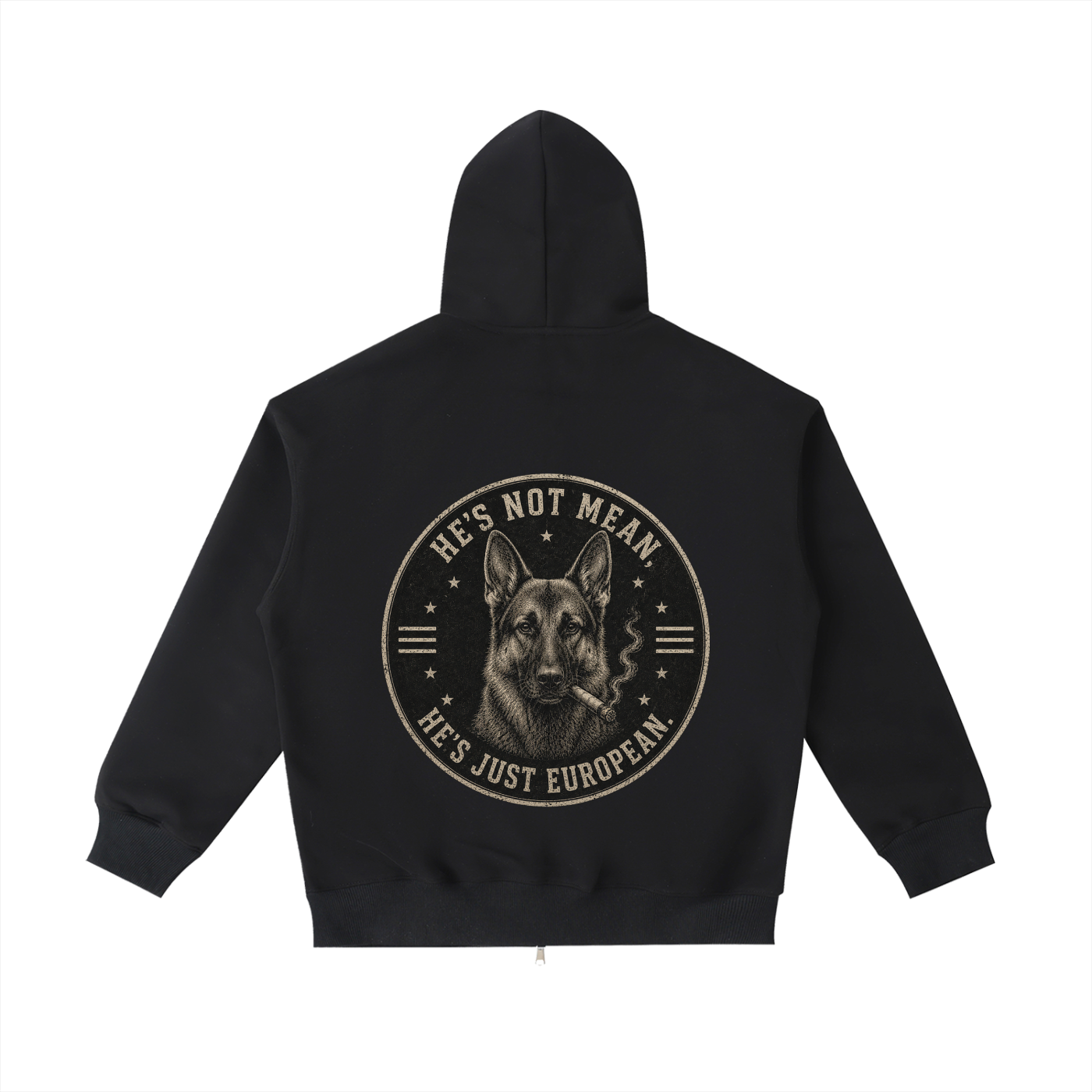 German Shepherd (Male) — Zip Hoodie
