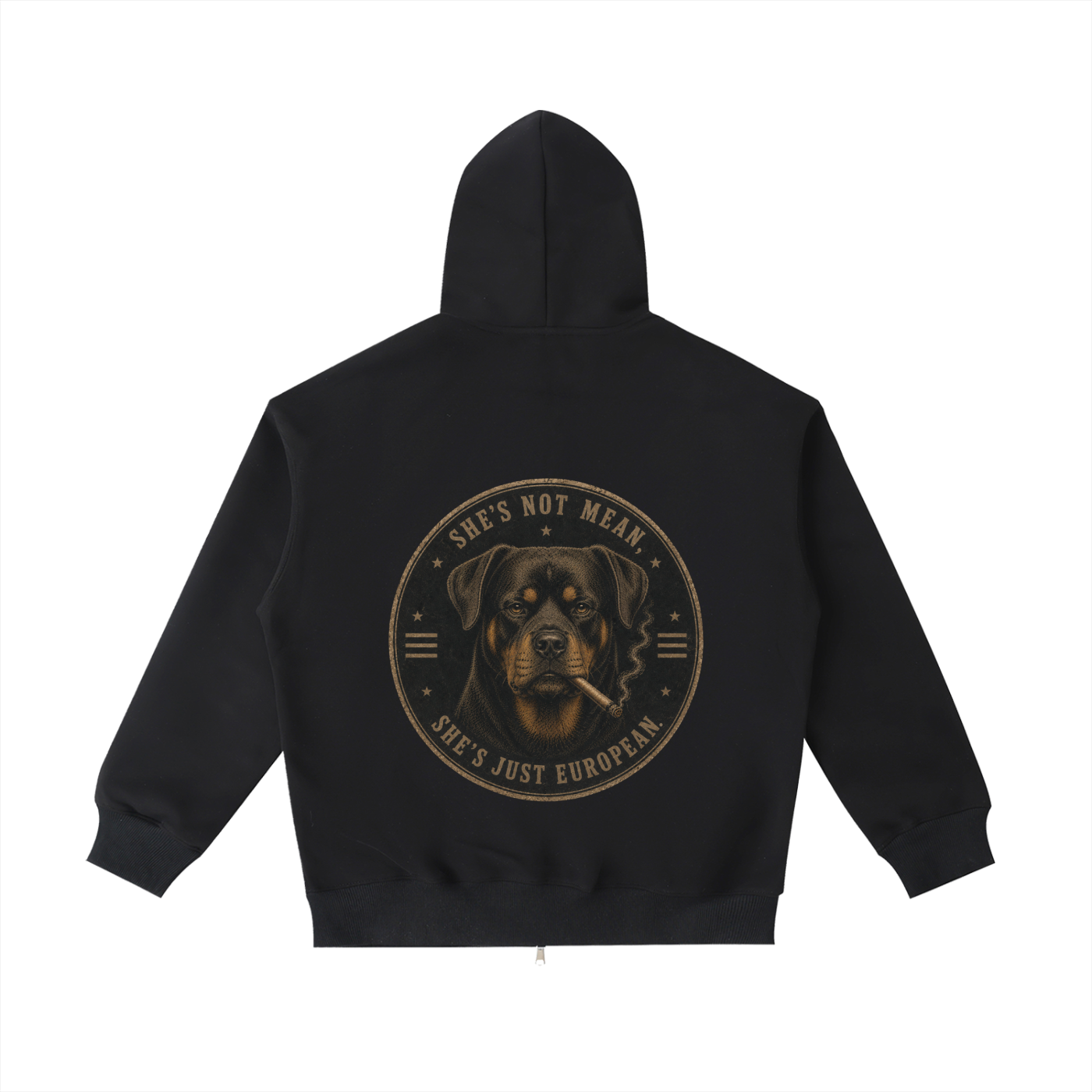 Rottweiler (Female) — Zip Hoodie