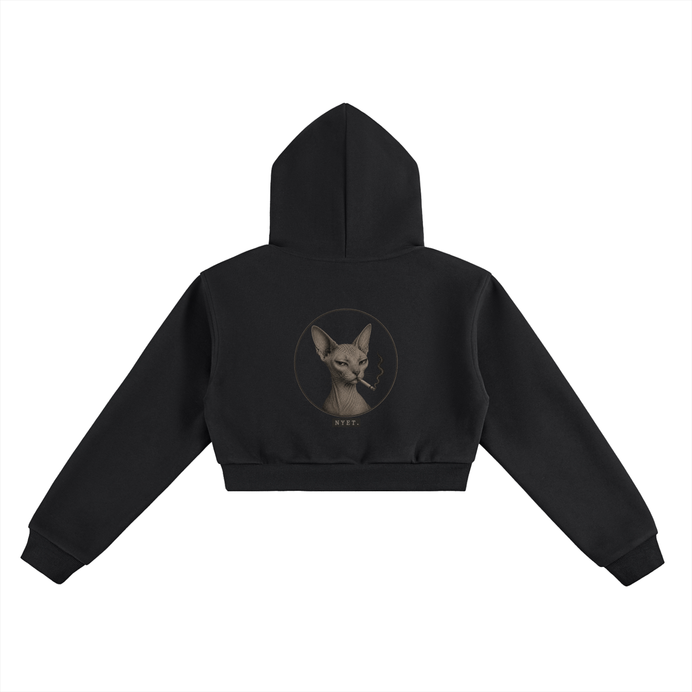 Donskoy "Nyet" — Cropped Hoodie