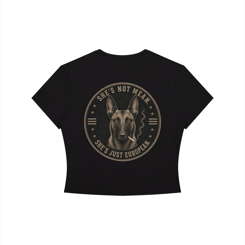 Belgian Malinois — Crop Tee