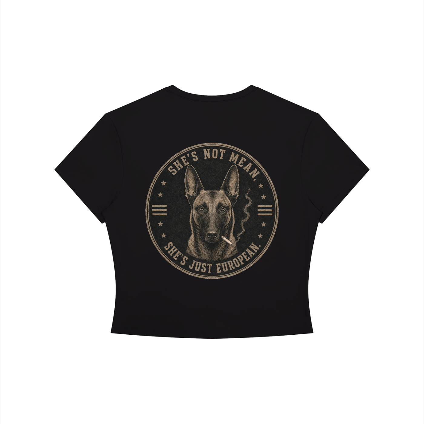 Belgian Malinois — Crop Tee